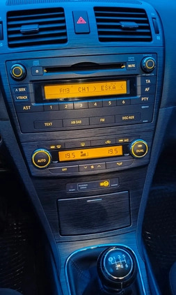 Toyota Avensis cena 22500 przebieg: 274719, rok produkcji 2009 z Kalisz małe 154